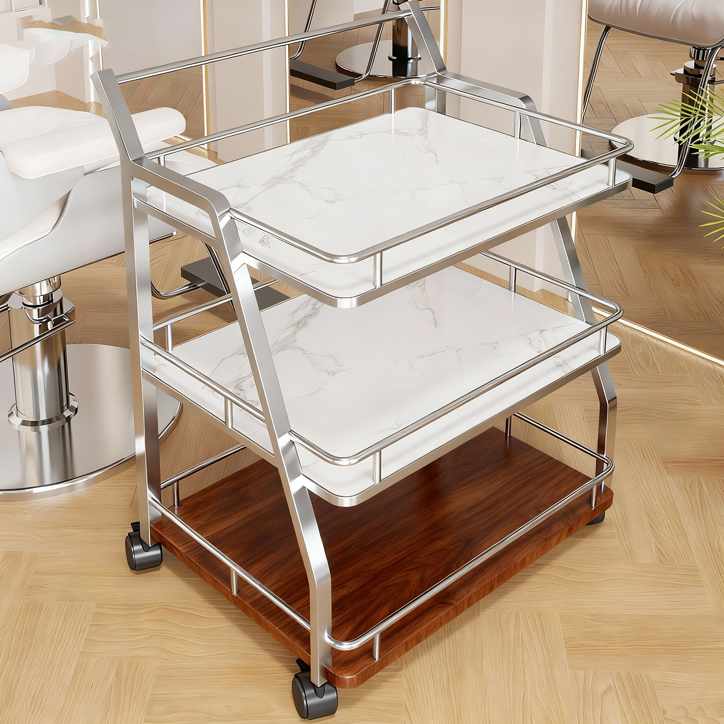 美容院小推车可移动多层工具车