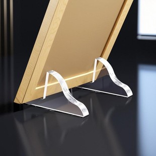 台面亚克力多功能放置架书房书桌上相册手机平板支架现代风透明架