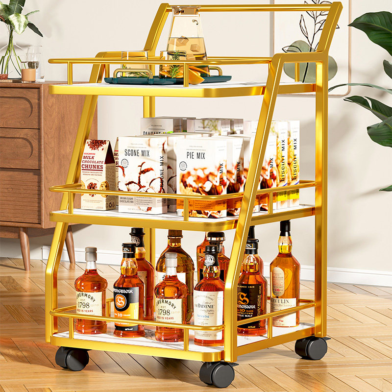 厨房置物架多层小推车备菜架蔬果杂物收纳神器多功能餐厅上菜架