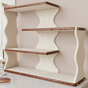 梳妆台化妆品置物架卫生间台面护肤品收纳展示架多层储物整理架子