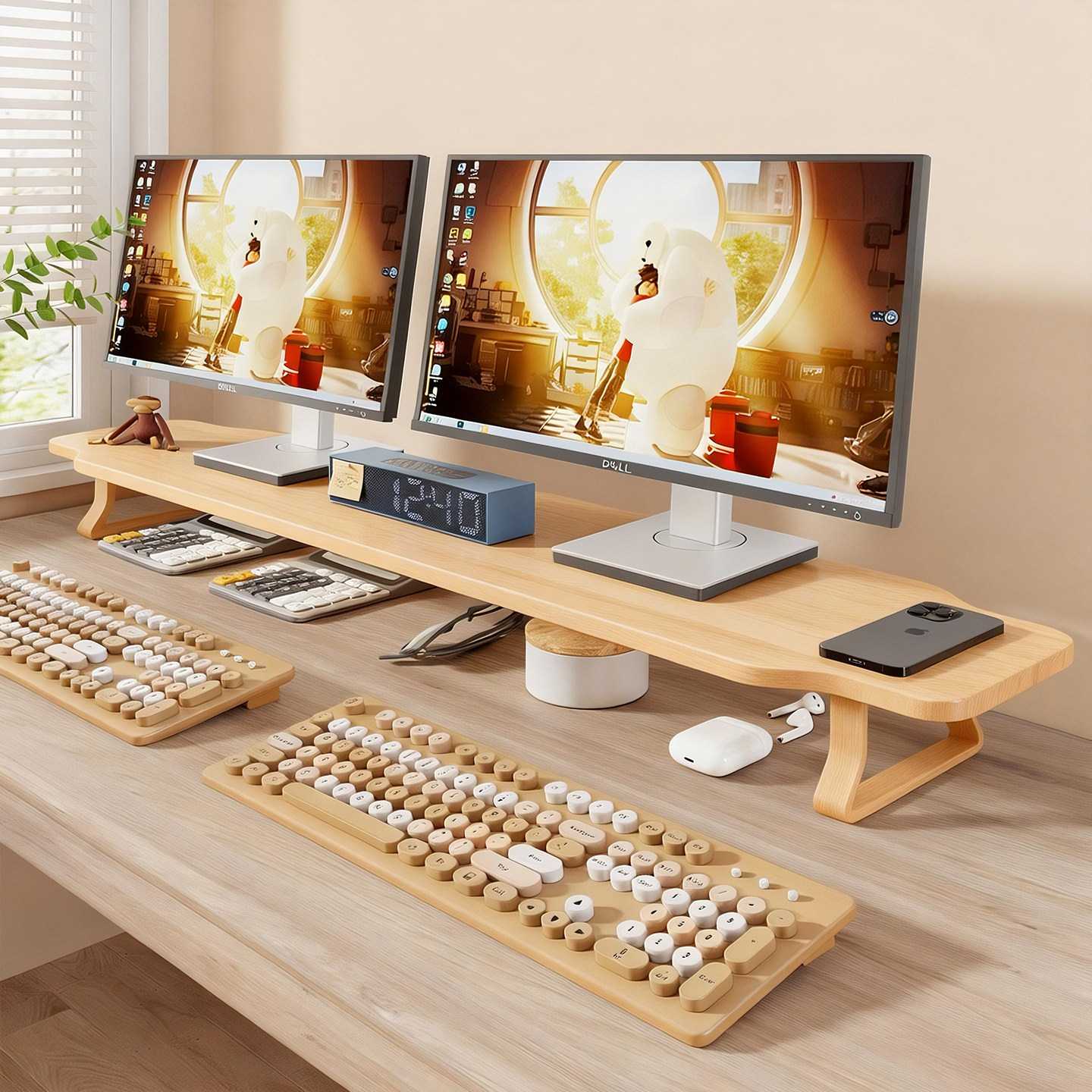 办公室笔记本电脑置物架子