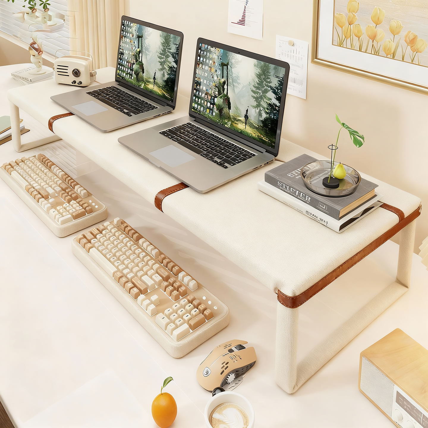 笔记本电脑增高架桌面显示器支架