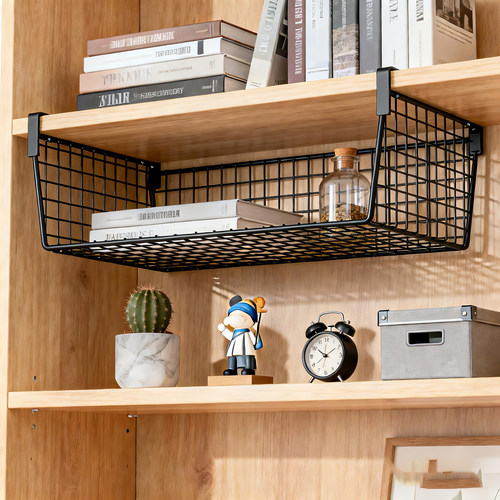 桌下置物架免打孔整理挂架