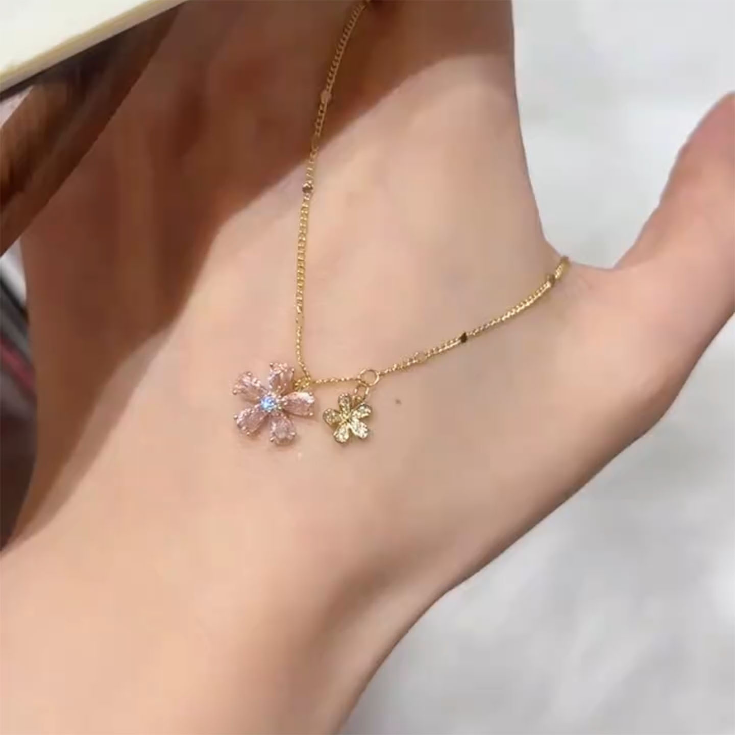 姿茉钛钢女不褪色防过敏项链