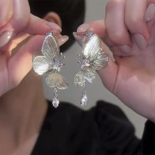 姿茉日韩铜合金女925银针耳环