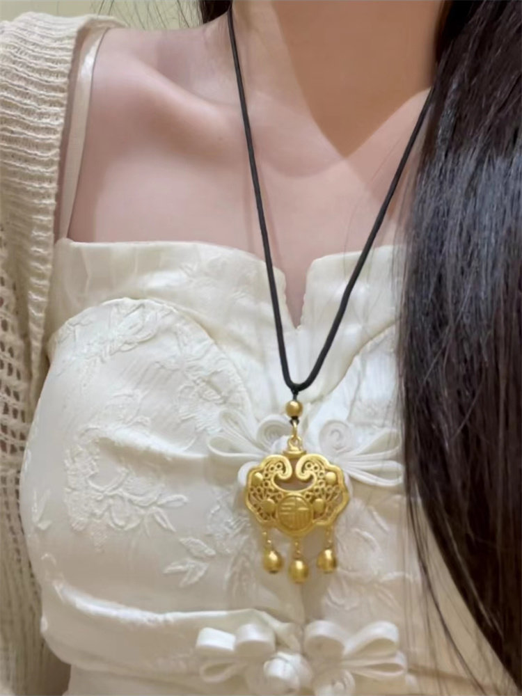 姿茉麻花链女防过敏项链