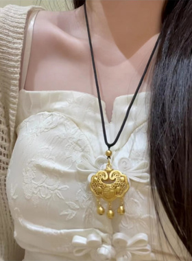 姿茉麻花链女防过敏项链