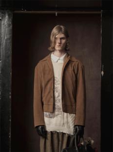 麂皮烧花夹克秋装 英灵 外套 伊索尔 TAM 旧梦 TUAS