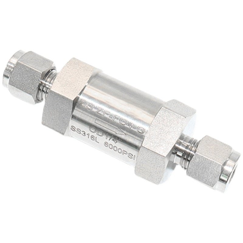 316l不锈钢卡套式阻火器高压可燃气体阻燃阀氢气乙炔丙烷氧回火阀