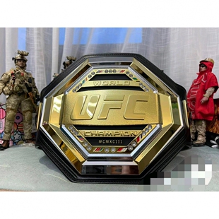 UFC比赛金腰带成人尺寸1/1金腰带拳击馆纪念品金腰带拳击比赛礼品