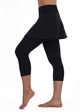 New Fat Women's Two piece Skirt Pants Power Yoga Pants Women