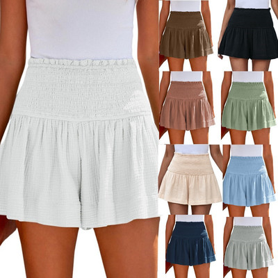 New spring summer women's high waisted shorts, casual dress