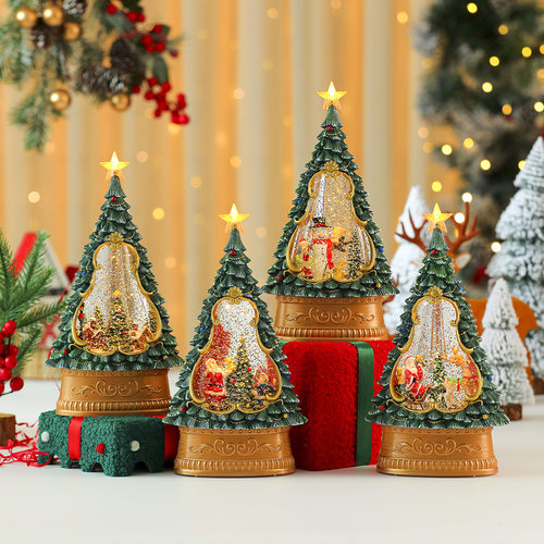 New Christmas Tree Ornament with Luminous Strip, Music,