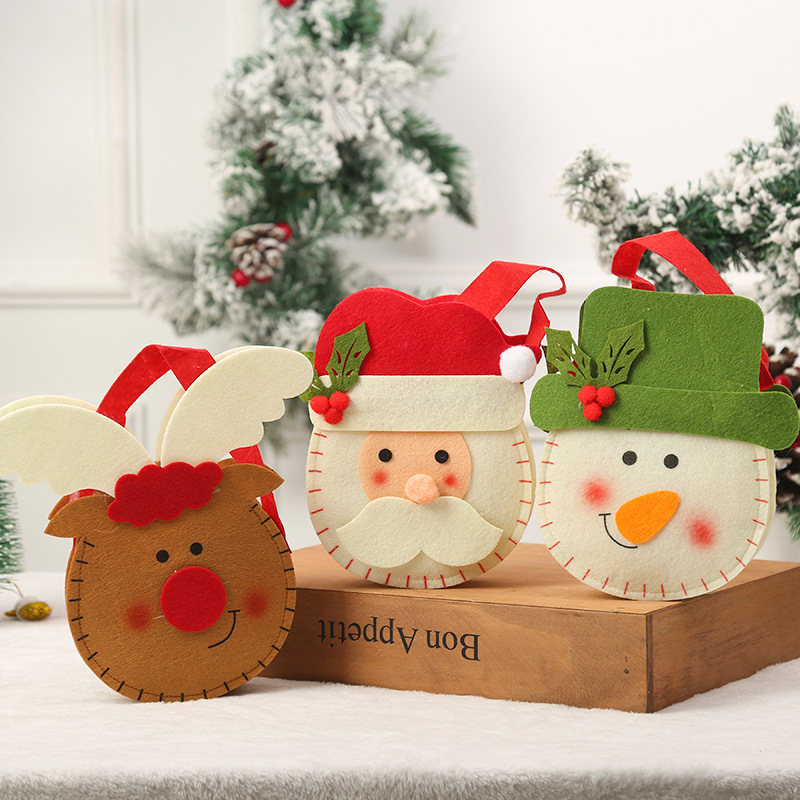 New Christmas Children's Handbags, Candy Bags, Party Decora