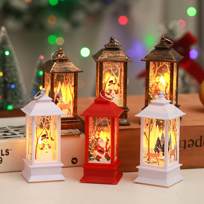 New Christmas decorations, Christmas candles, table lamps,