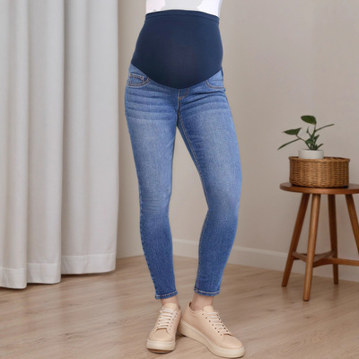 Pregnant women's pants fashion belly support small leg pants