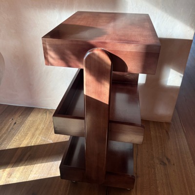 纯实木推车美容工具车SPA置物架