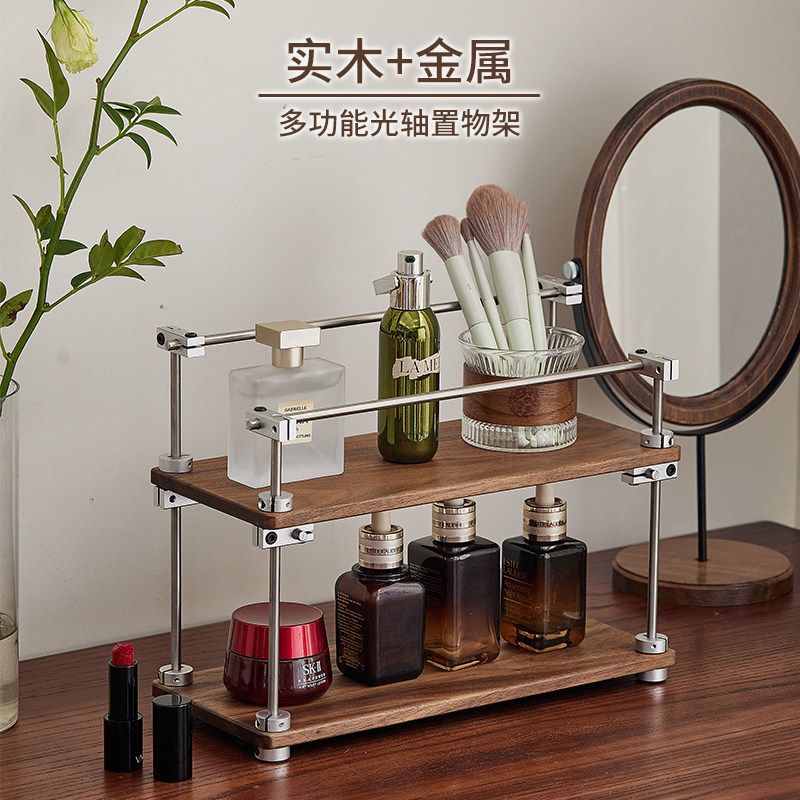 NHouse木桌面多层收纳架图片