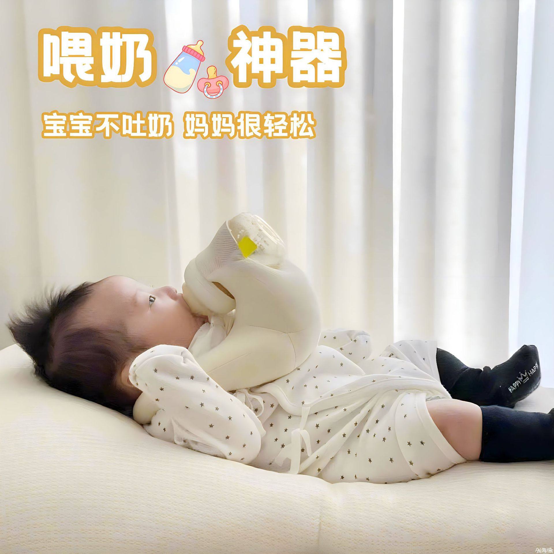 懒人喂奶神器哺乳新生儿宝宝床上躺着吃奶瓶固定支架婴儿多功能枕,婴童用品,婴童枕头/枕芯,淘宝优惠券,粉丝福利购,淘宝优惠卷
