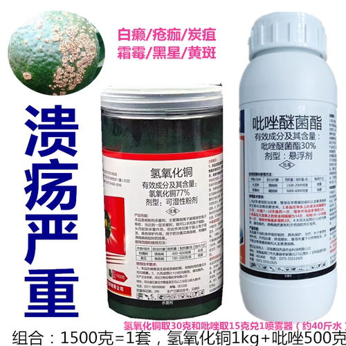 真菌细菌柑橘溃疡病氢氧化铜