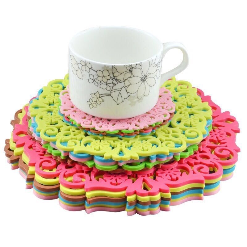 加厚硅胶隔热垫餐桌垫家用碗垫防滑锅垫盘垫防烫茶杯垫水壶垫