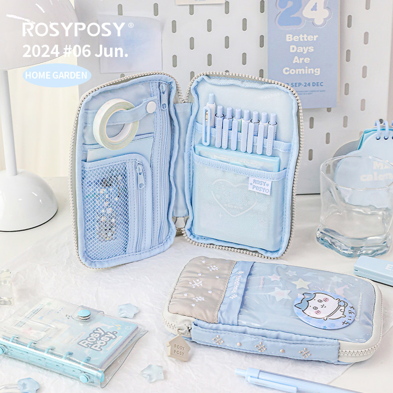 「软乎乎！可痛烧饼包」RosyPosy护照包追星奶油笔袋大容量文具袋,文具电教/文化用品/商务用品,笔袋,淘宝优惠券,粉丝福利购,淘宝优惠卷