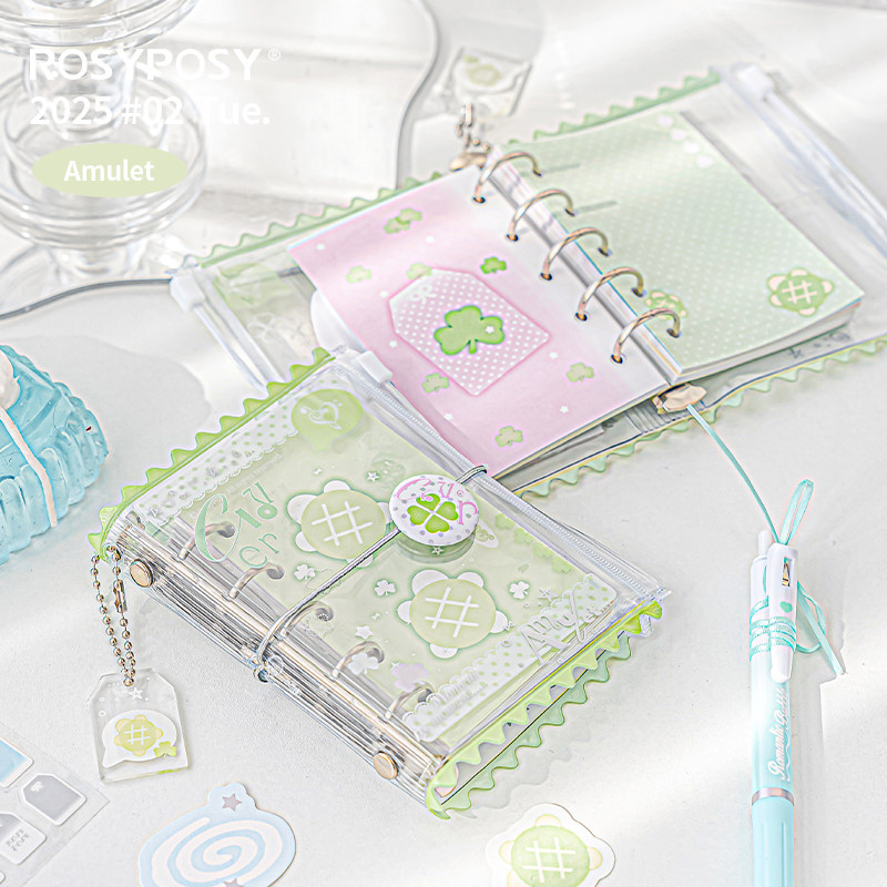 「蜜瓜乌龟！痛袋M5」ROSYPOSY柔设糖果迷你本活页手帐mini韩ins,文具电教/文化用品/商务用品,手帐/日程本/计划本,淘宝优惠券,粉丝福利购,淘宝优惠卷