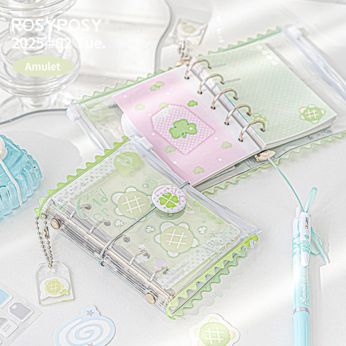 「蜜瓜乌龟！痛袋M5」ROSYPOSY柔设糖果迷你本活页手帐mini韩ins