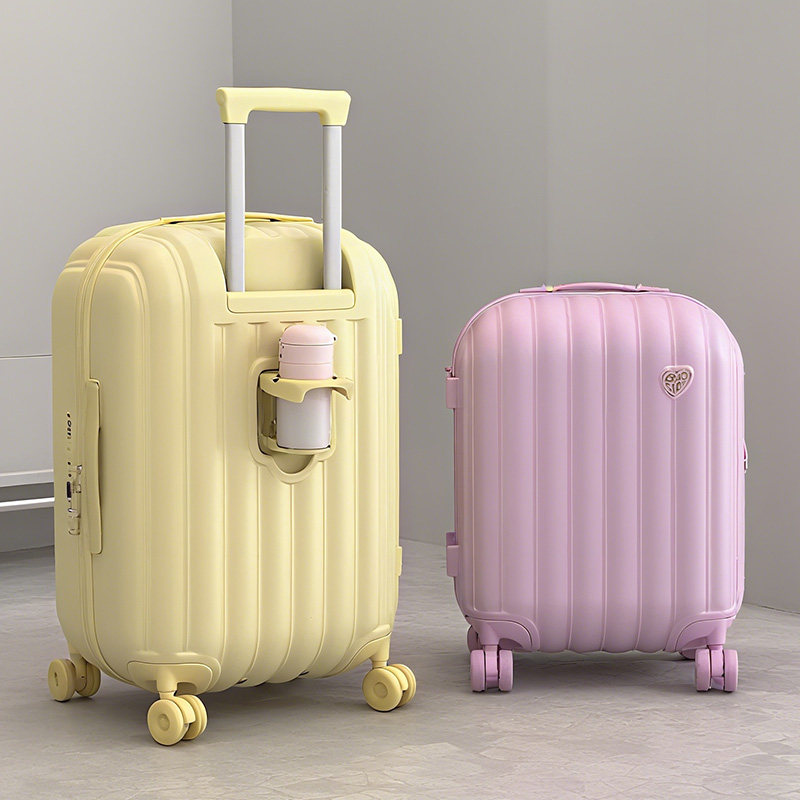 新品云朵行李箱20寸小型密码登机箱甜甜圈轮高颜值旅行皮箱拉杆箱