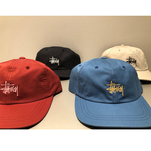 stussy弯檐帽刺绣stussy刺绣弯檐