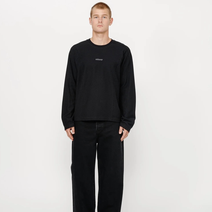 STUSSY WAVE JERSEY CREW 破浪平纹纯色针织衫休闲长袖内搭