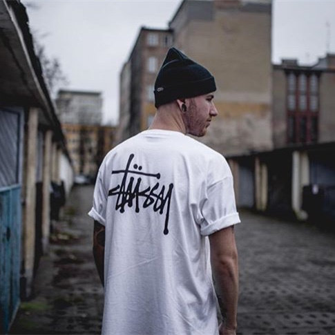 stussy经典款情侣短袖