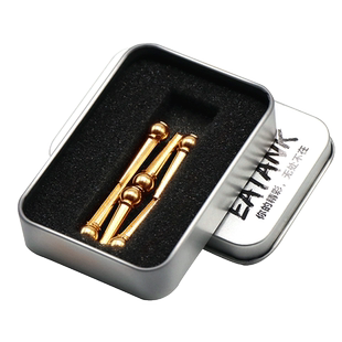 黄铜吉他弦钉 民谣吉他固弦锥 木吉他黄铜弦柱 延长延音 一套6根