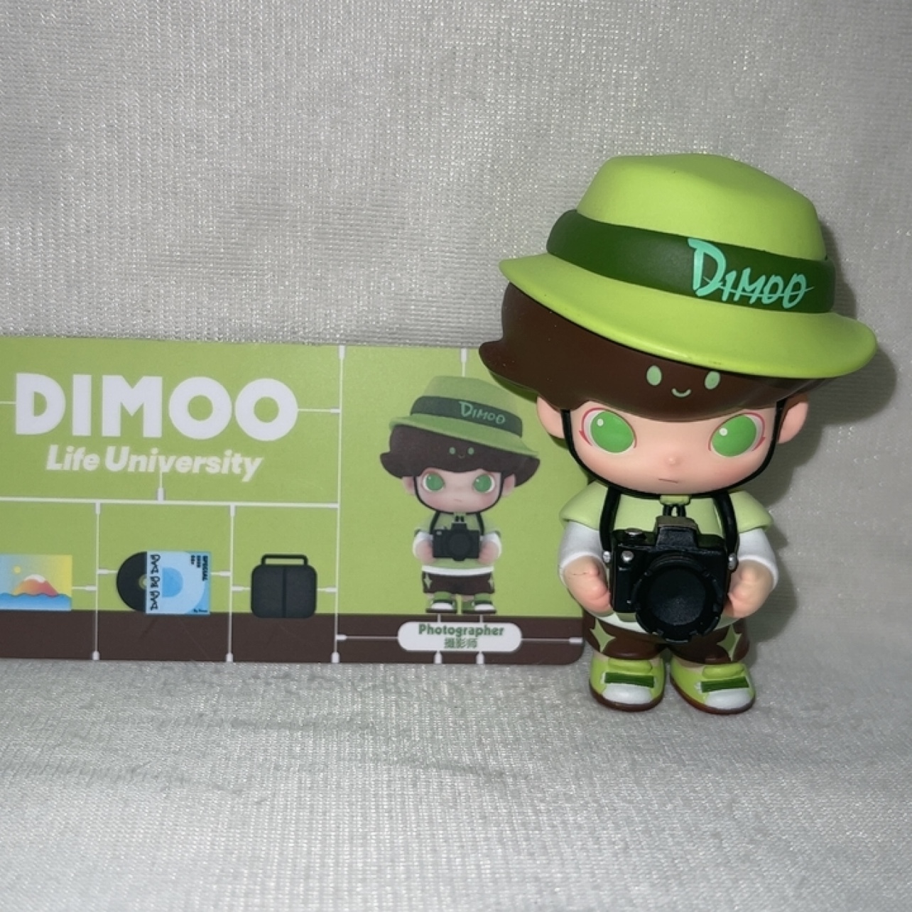 正版泡泡玛特 DIMOO 社会大学 摄影师