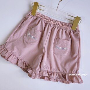 法单 夏款 女童短裤 儿童中大童速干花边裤 子 100 舒适童裤 170码