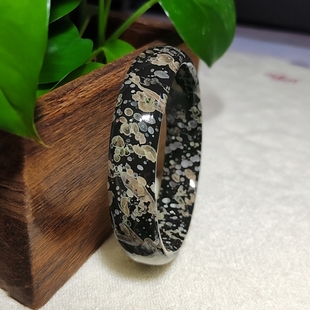 天然梅花玉手镯正宗原矿老料59-15-7