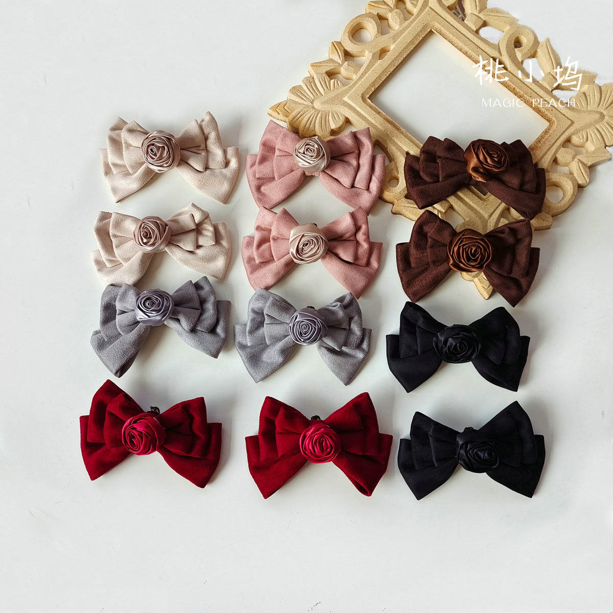 玫瑰花蝴蝶结鞋夹 玫瑰誓约靴子配件 复古立体花朵 一对装 现货,服饰配件/皮带/帽子/围巾,鞋扣,淘宝优惠券,粉丝福利购,淘宝优惠卷