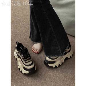 英国Next Kiss Street Daddy Shoes女式2025秋季新款厚底增高平台