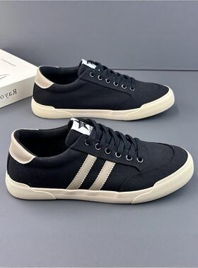 〖MessContiy Tsmr〗好脚感会说话~百搭帆布鞋男透气轻便休闲板鞋