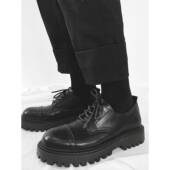 Trendsetters 覆古圆头厚底内增高英伦皮鞋 质感拉满 万人种草