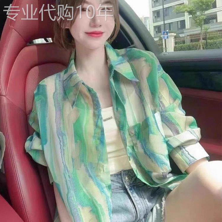 班奈悦设计感小众空调开衫外套上衣女夏季新款时尚百搭衬衫防晒衣