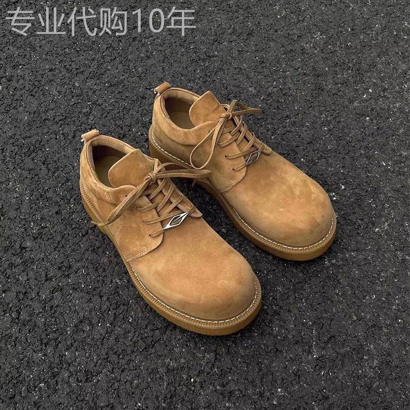 【意大利&奢品】厚底cleanfit米奇德比鞋男女款低帮情侣休闲厚底
