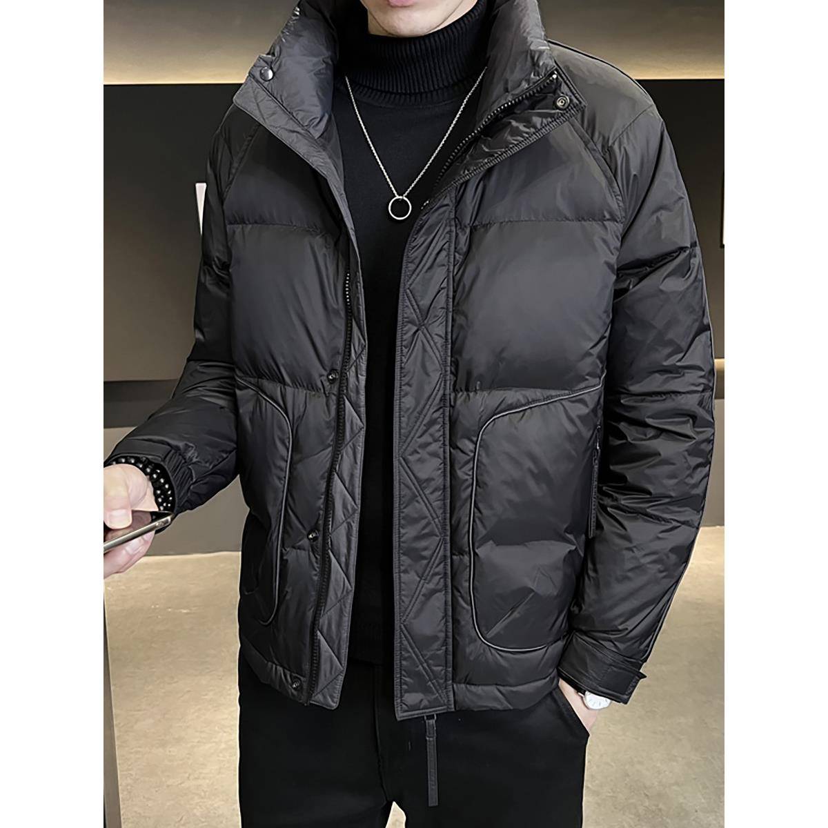 TWG秋冬季高端羽绒服男士2025新款男装潮流帅气轻薄加厚保暖外套