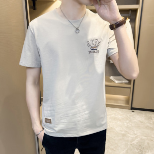 2026夏季 装 新款 圆领上衣服打底衫 0325k 百搭半袖 春夏男t恤士短袖