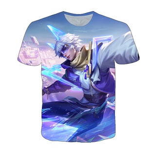王者荣耀百里守约真我赫兹衣服短袖T恤夏季男女中小学生青少年cos