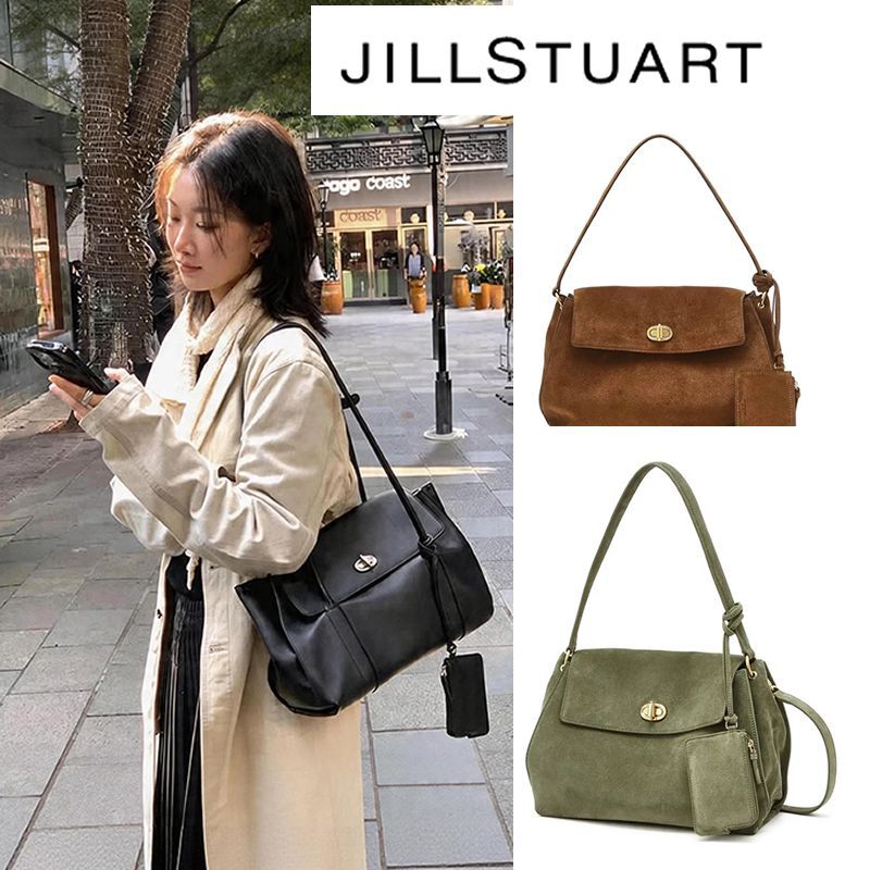 2026春夏新款JILL韩系百搭女高级感通勤单肩斜挎腋下包大容量托特