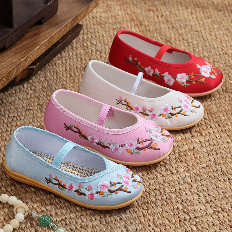 老北京布鞋软底防滑透气表演鞋