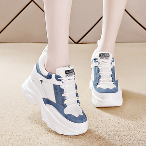 真皮老爹鞋女2025年厚底秋季新款舒适爆款小个子休闲运动增高女鞋