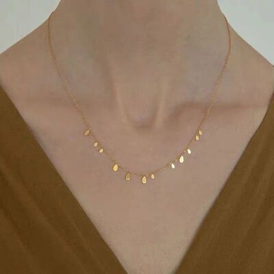 Teadop Cham Necklace, Stainless Steel Dangling Necklace ,