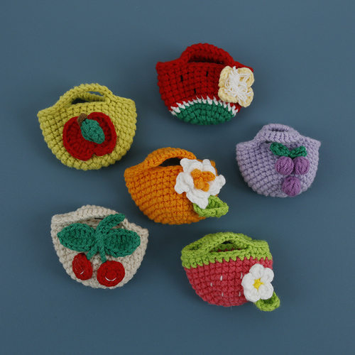 Creative Hand-woven Basket Clothing Accessories Sweet Wool